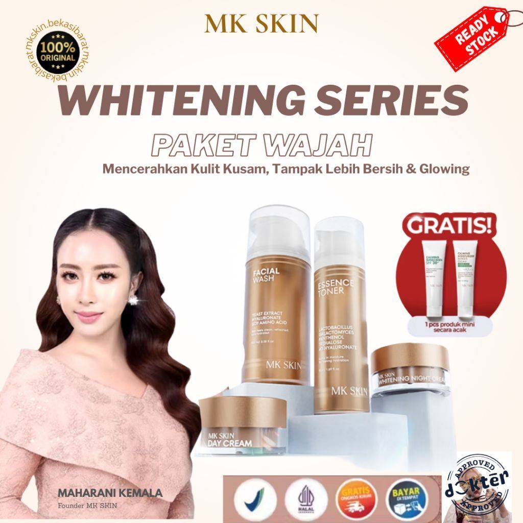 MK SKIN - PAKET WHITENING - Glowing Series