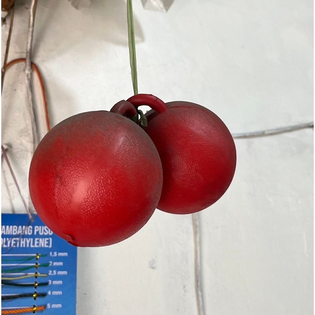 Pelampung Lato Satuan Warna Merah Diameter 10cm