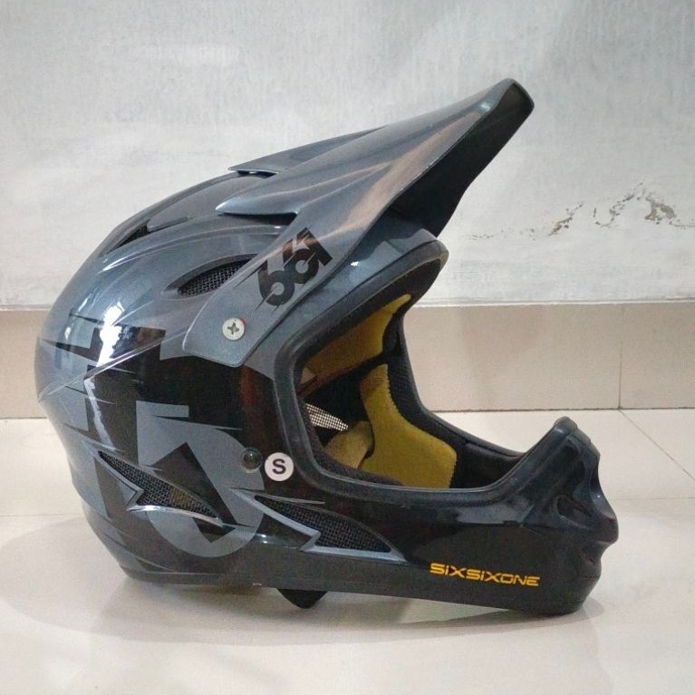 helm fullface sixsixone 661 sepeda downhill