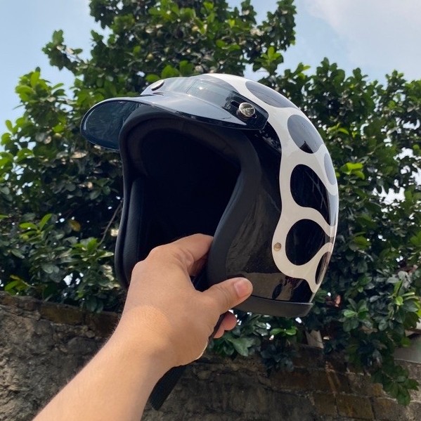 Helm Slimhead Custom Flame
