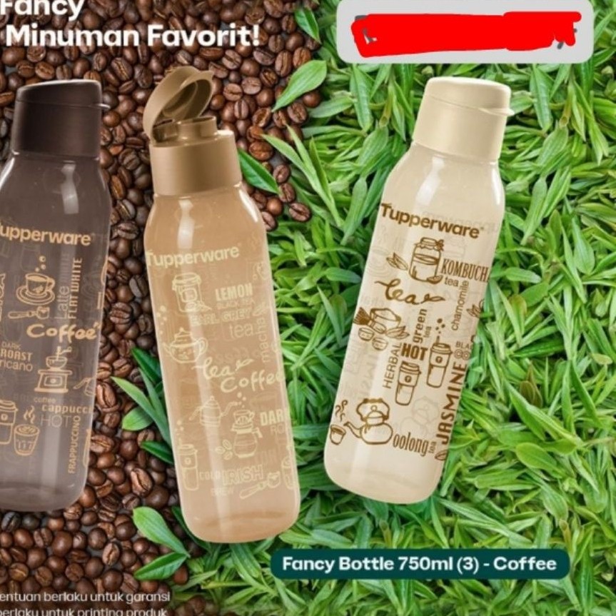 Fancy bottle 750 ml tupperware botol minum tupperware