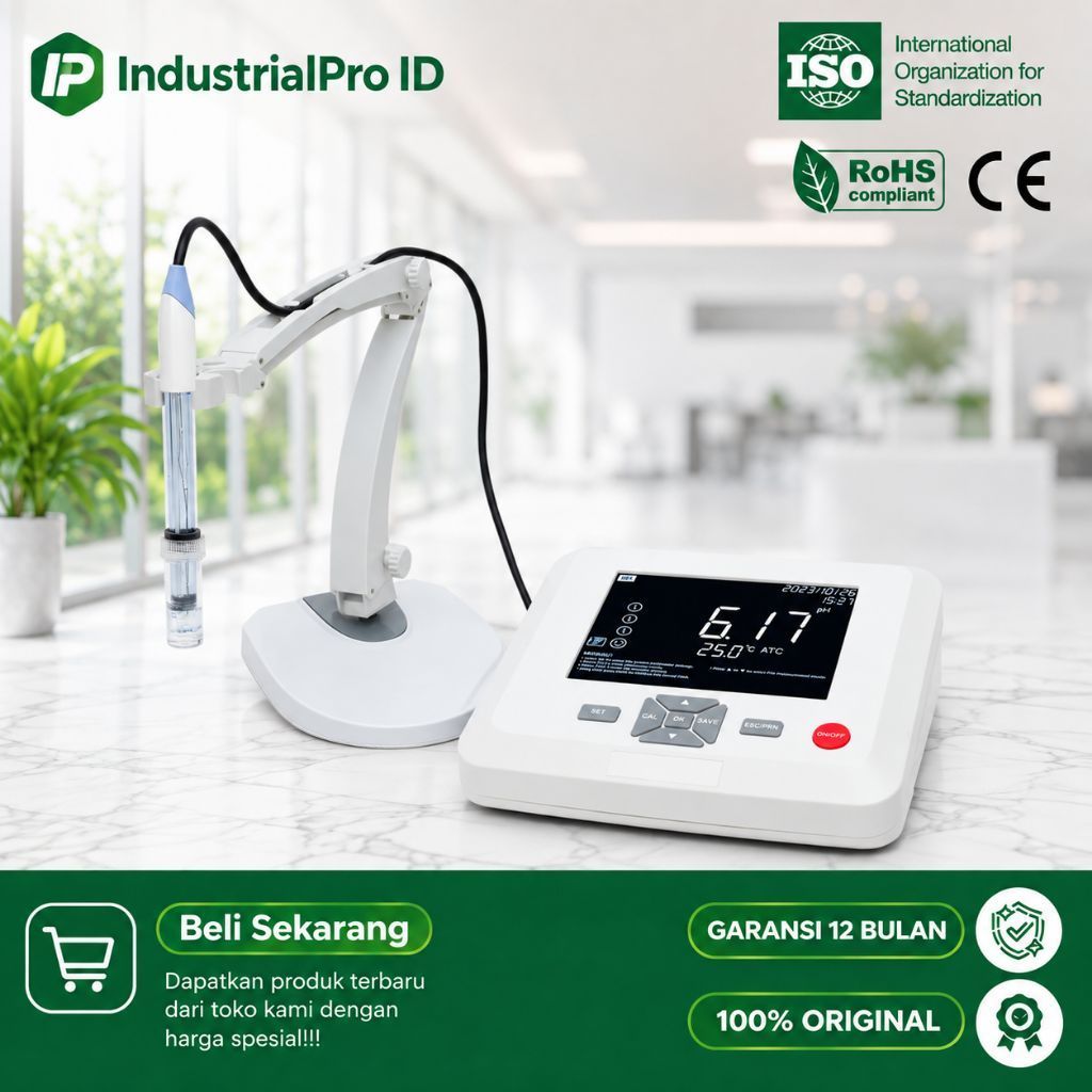 High Resolution Benchtop pH Meter pH100 Digital pH mV ORP Meter Laboratory Water Quality Tester Alat