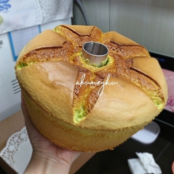 Ciffon Pandan asli dari sari pandan manis pas size 22cm