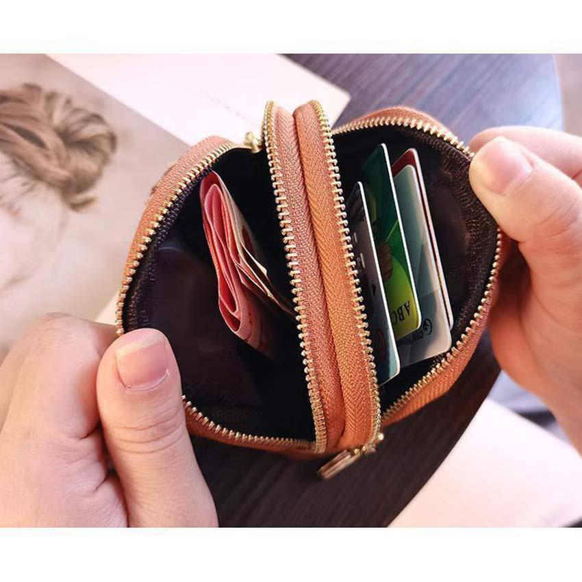 Dompet Travel Dompet Koin Mini / Dompet Kecil Ritsleting Ganda Wanita Eropa Dan Amerika Serikat HQ b