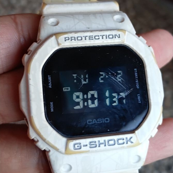 Casio G-Shock DW-5600BB Second/Bekas/Preloved
