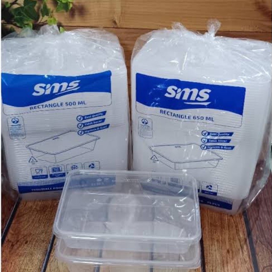 Thinwall 500ml Rectangle / Thinwall 500ml Persegi panjang SMS