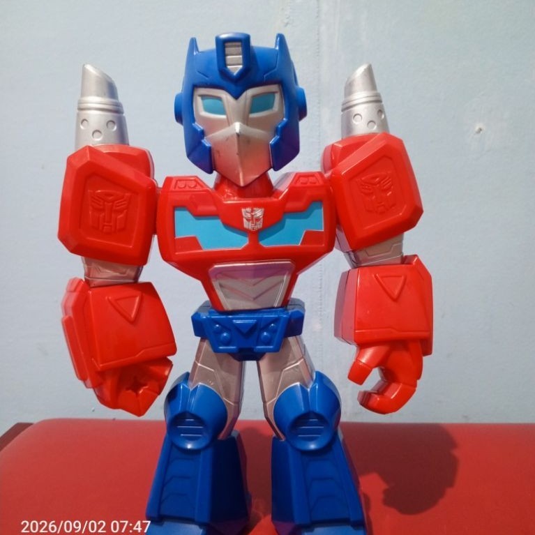 Mainan Robot Transformers Rescue Bots Mega Mighties Optimus Prime Action Figure  Original Hasbro Pre
