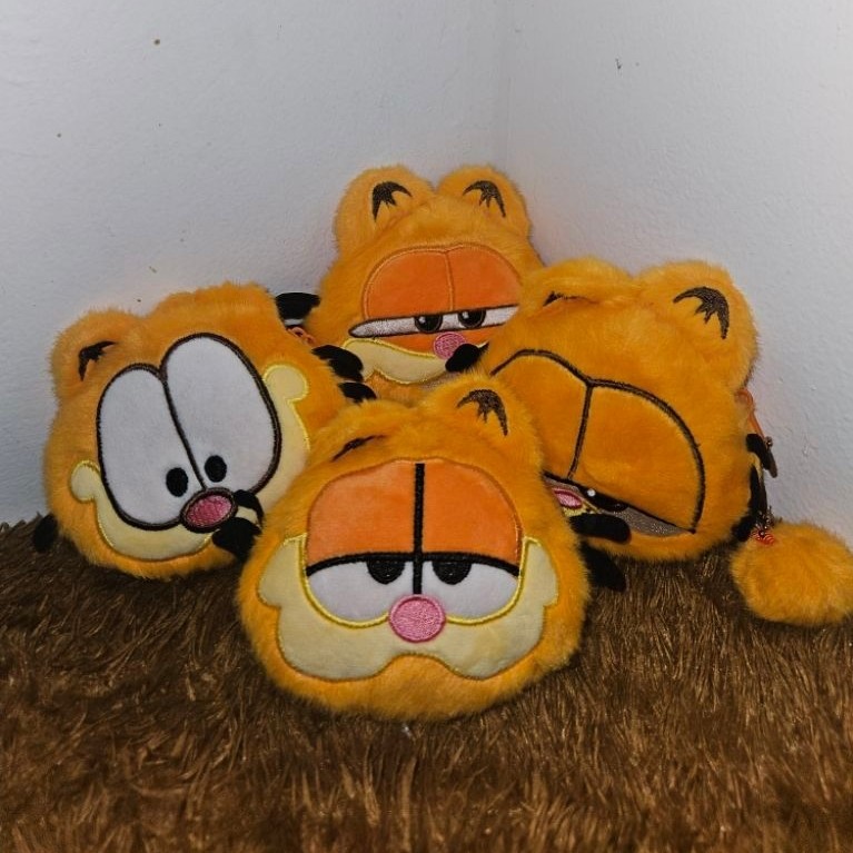 Bag Charm boneka Cry Baby-Dompet Koin Garfield-New