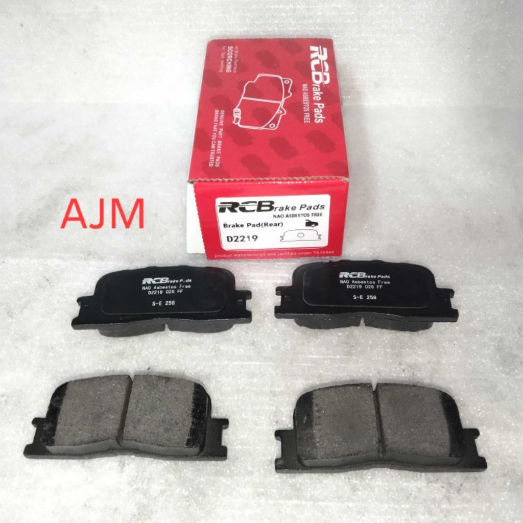 kampas rem belakang Toyota Camry tahun 2002/2004 part no 04466-33090