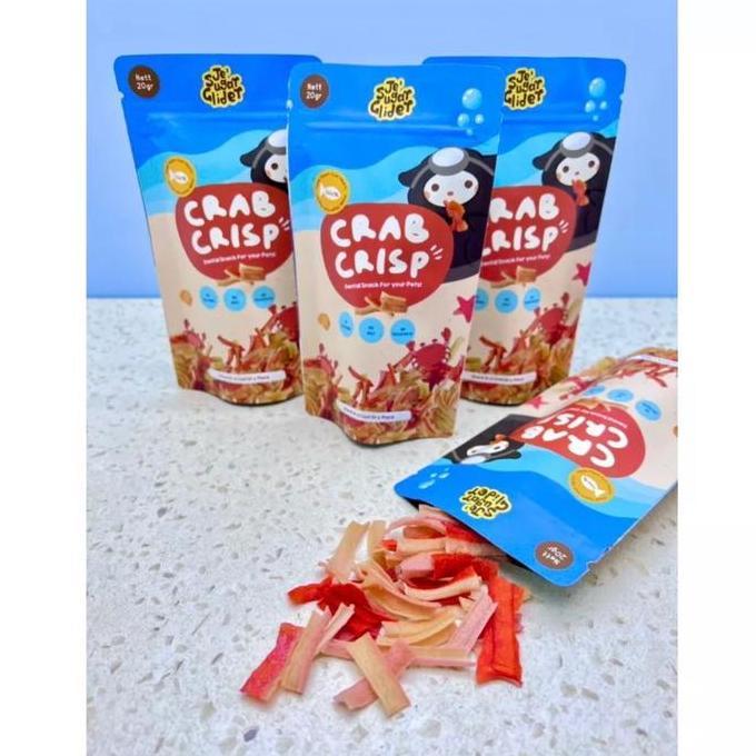 Crab Crisp, Snack Crab Stick untuk Sugar Glider