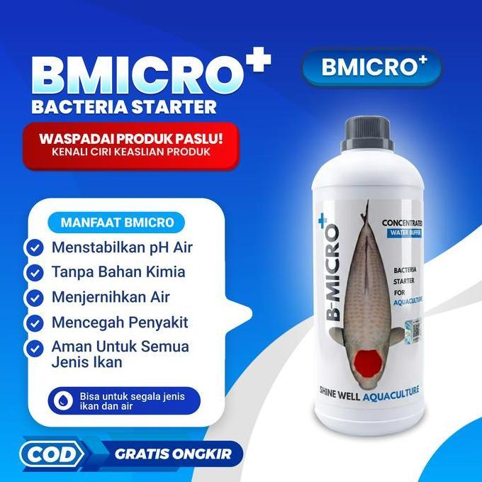 BMO+ Bakteri Starter Untuk Koi, Penjernih Air dan Pengurai Amonia