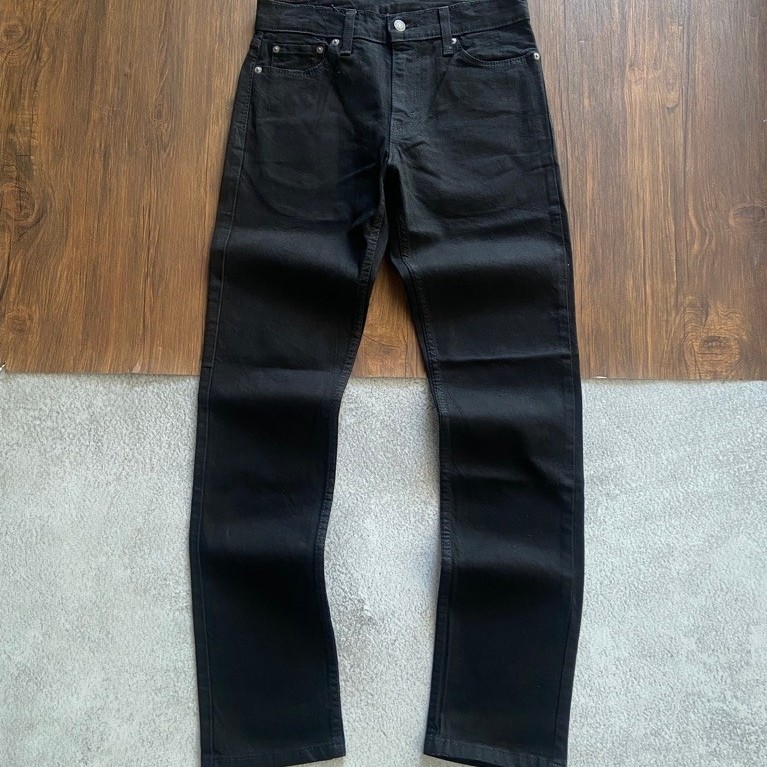 LEVIS 511 SOLID BLACK JEANS