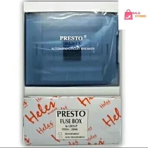 Box Kotak Tempat Rumah MCB Listrik 6 Group Phase PLN Presto
