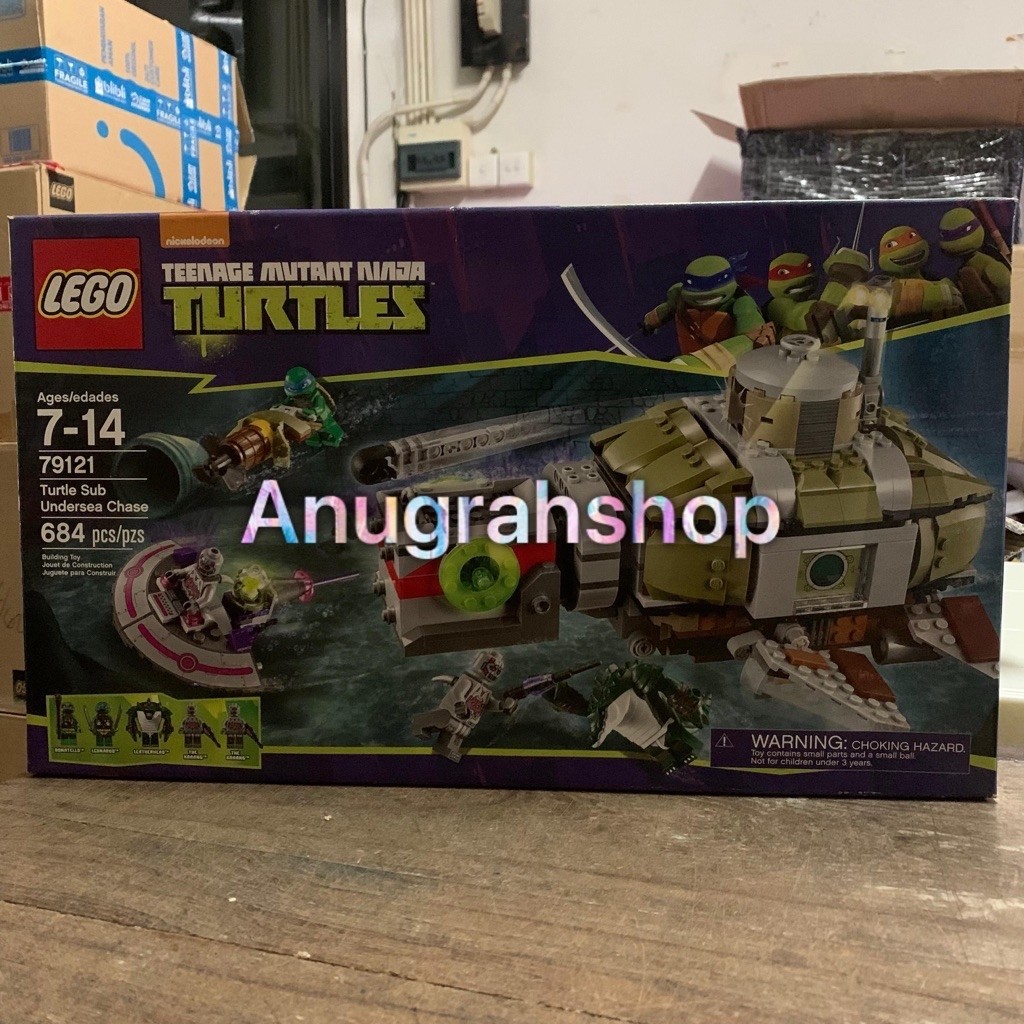 LEGO 79121 TEENAGE MUTANT NINJA TURTLES TURTLE SUB UNDERSEA CHASE