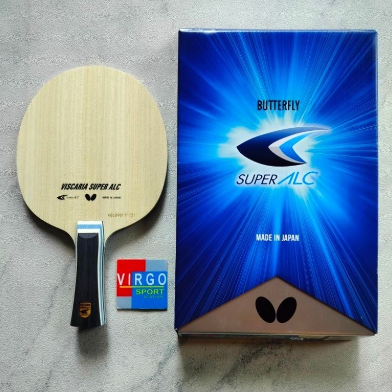 Butterfly VISCARIA SUPER ALC FISHSCALE kayu bat bet pingpong tenis meja