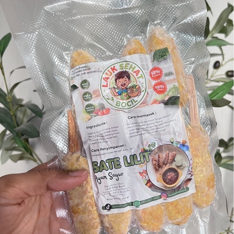 Frozen Food Homemade Sate Lilit Ayam Sayur