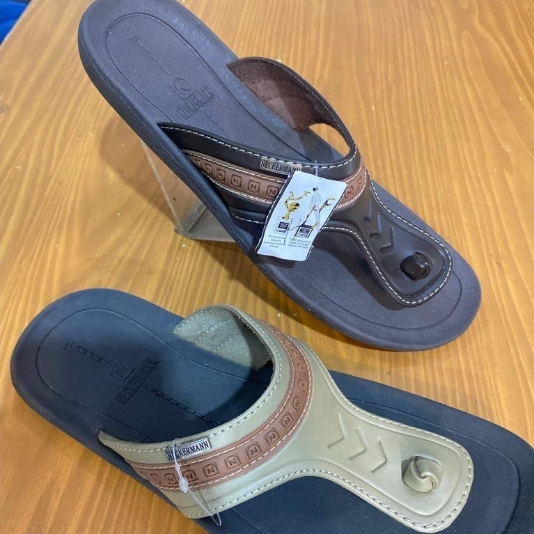 Sandal Neckerman Pria Lv 9356 D.Coklat, Ivory, Hitam Original