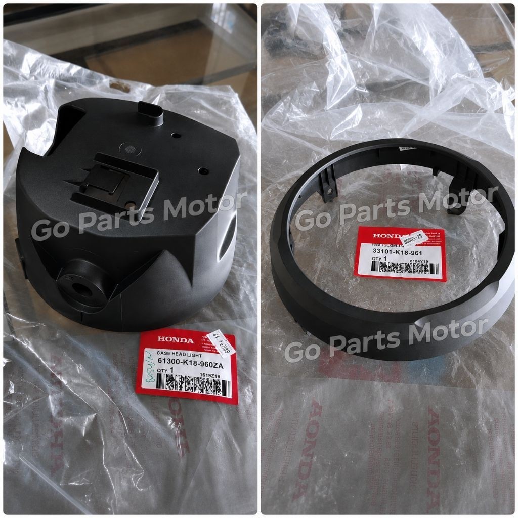 Cover Batok Lampu Depan + Frame Original Honda CB Verza 61300-K18-961 / 33101-K18-961