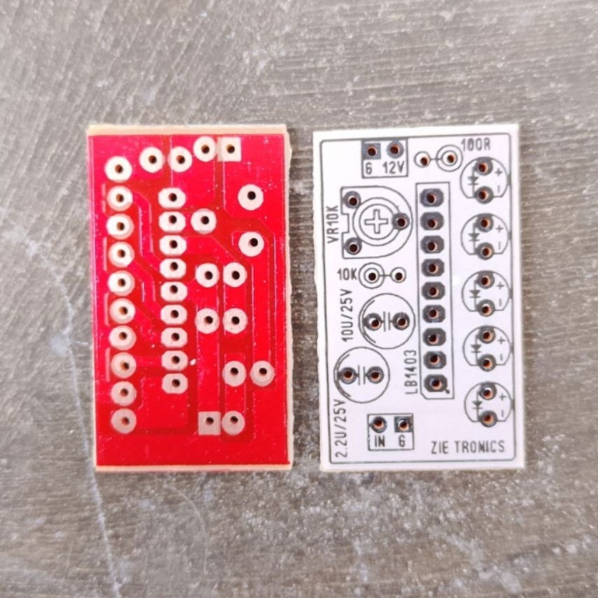 PCB led vu mode bar