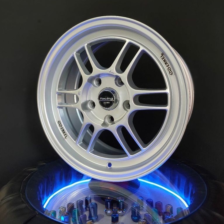 velg Enkei RPF1 ring 15 silver pcd 5x114