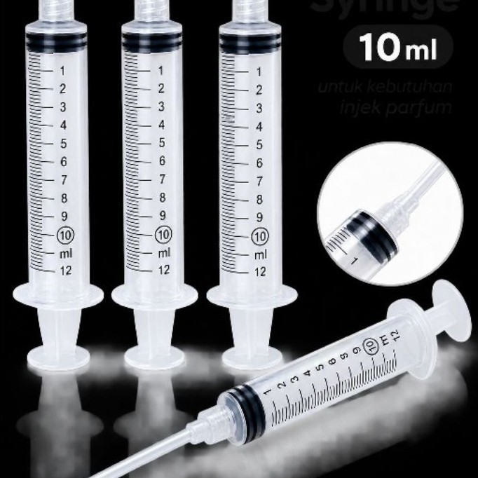 Syringe Suntikan 10ml + Selang Injek Parfum Refill Parfum