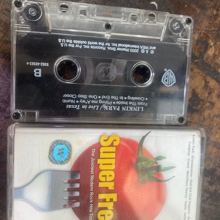 Kaset Cassette Linkin Park Live in Texas Super Free album musik analog