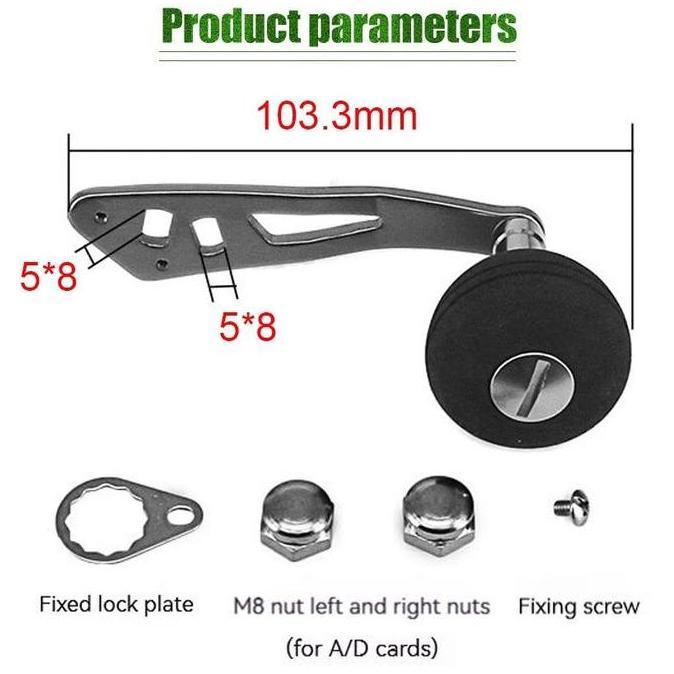 Single Handle Reel BC EVA - Handle Jigging Baitcasting - Repair for Baitcasting DIY - Power Fishing 