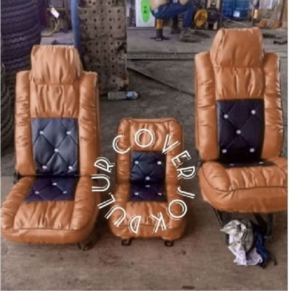 sarung jok motif sofa kancing buat mobil Hino 500, umplung,Hino Lohan ,Fuso DLL car