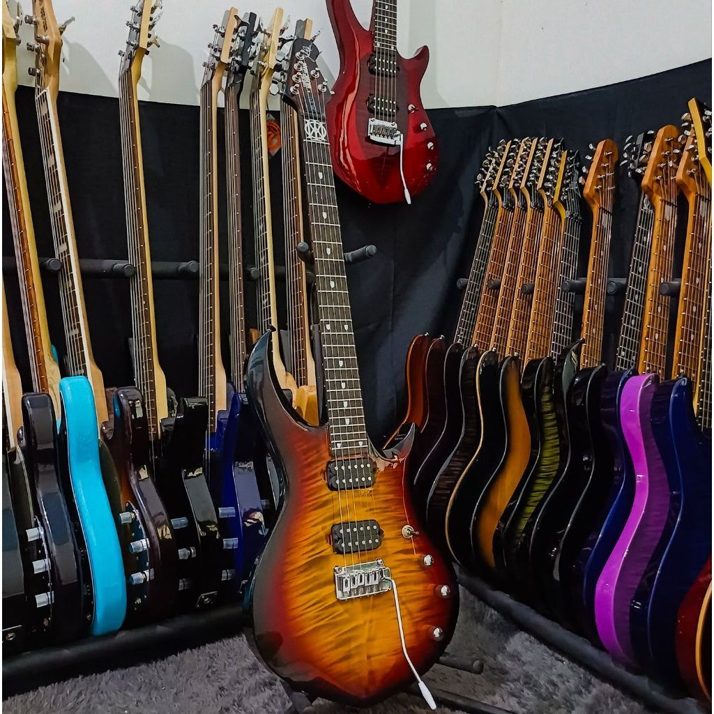 Gitar Elektrik Prs Se 24, Gitar Elektrik Schecter Diamond Series,, Gitar Elektrik Musicman Jp, Gitar