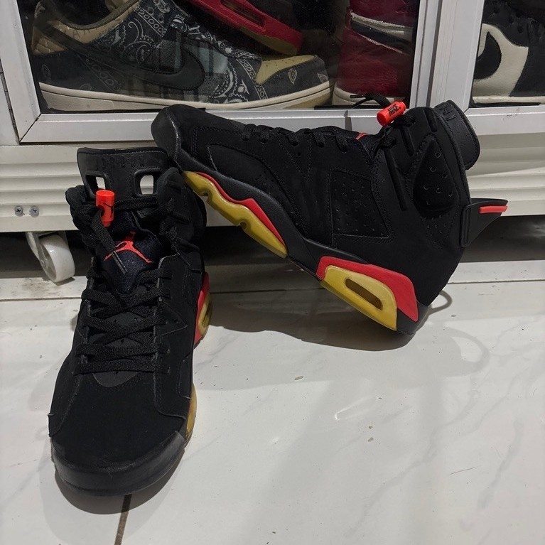 Jordan 6 “Infrared-Black” size 42/26.5cm