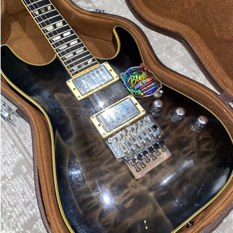 Gitar Listrik Schecter C-1 Custom FR (Update Pick Up Seymour Duncan)