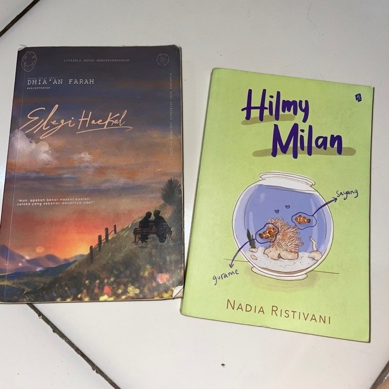 Preloved Novel Au Hilmy Milan Elegi Haekal