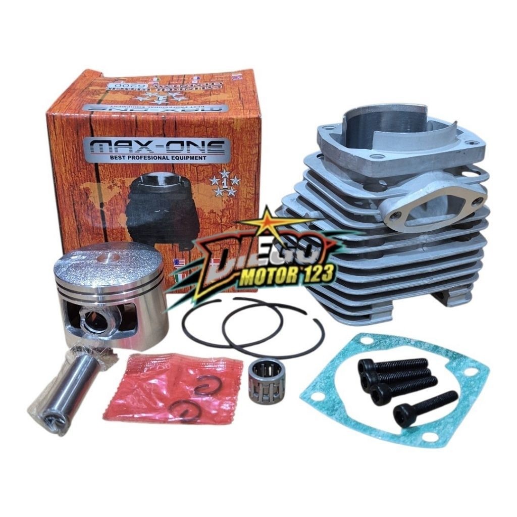 6200 Cyinder Blok Komplit Mesin Chainsaw Senso 46MM