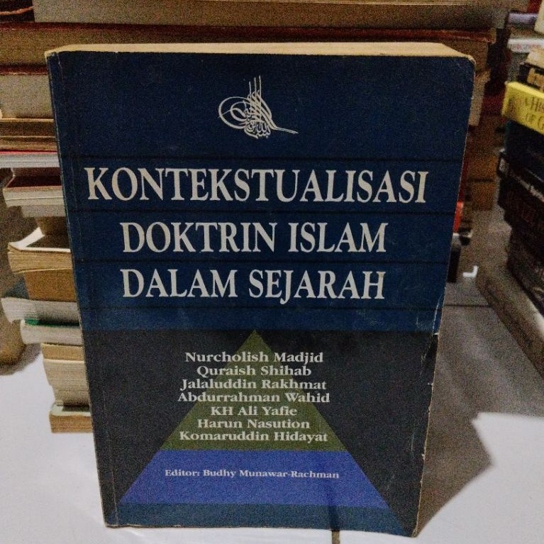 Buku original KONTEKSTUALISASI DOKTRIN ISLAM DALAM SEJARAH by Nurcholis