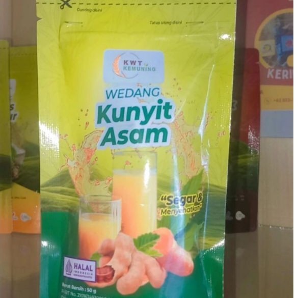 Jamu kunyit asem bubuk