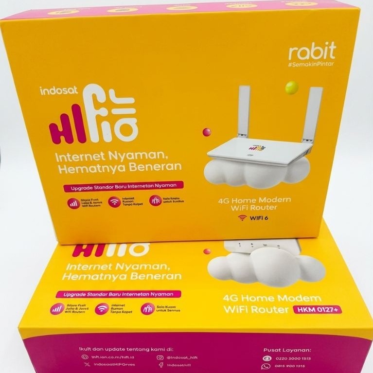 Hifi Air  SIM card Tri + free kuota 15gb/bulan selama 1tahun