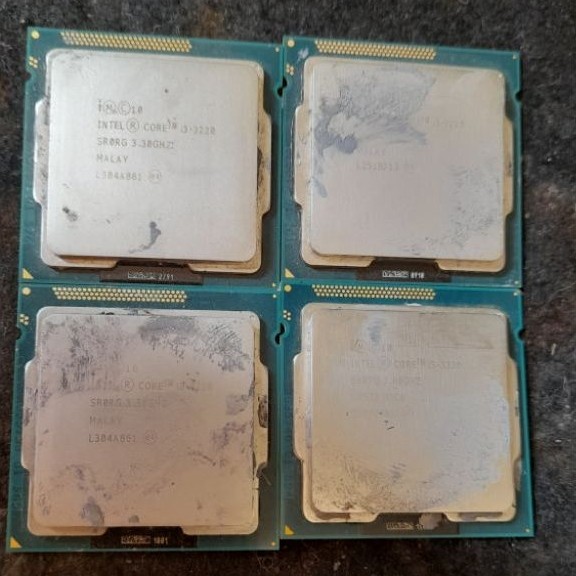 procesor core i3 3220 buat motherboard h61 kondisi normal tee