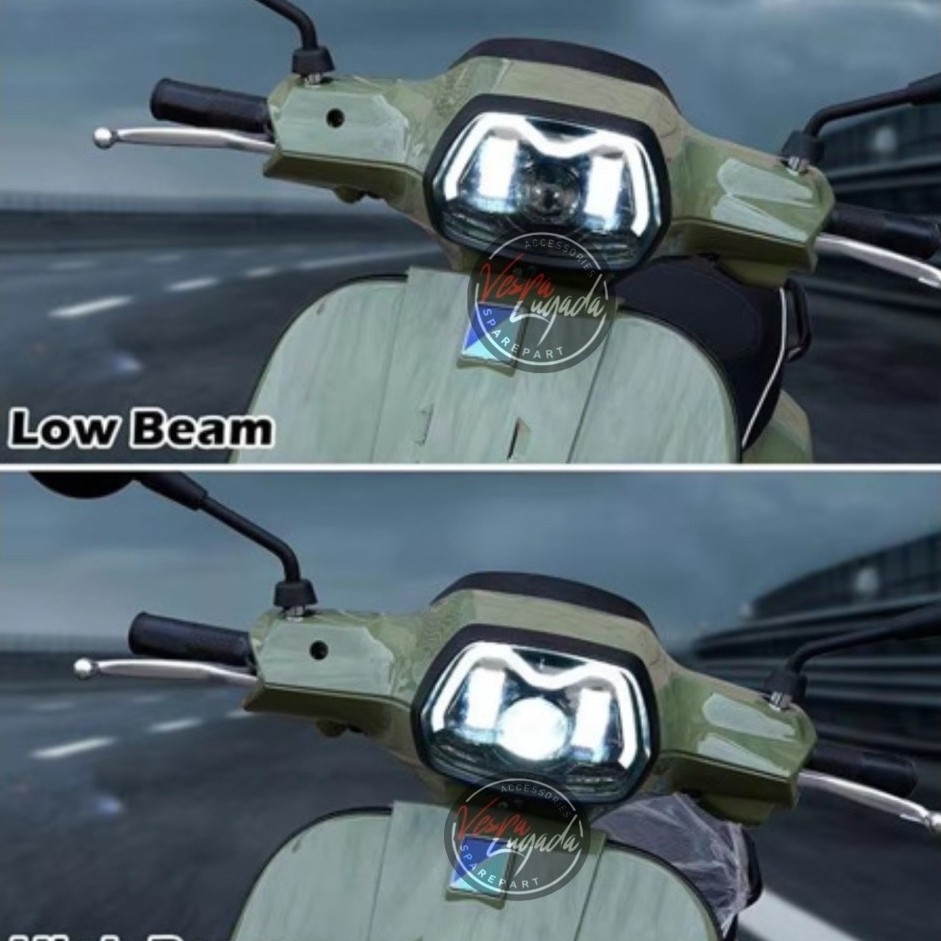 Headlamp daymaker vespa S125 Facelift