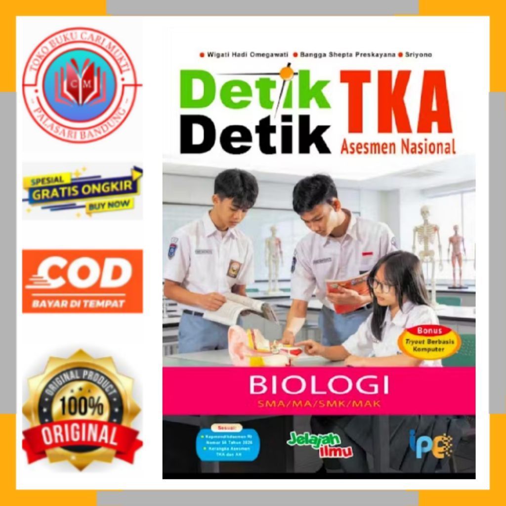 BUKU DETIK DETIK TKA BIOLOGI SMA/MA/SMK/MAK 2027 BUKU ORIGINAL