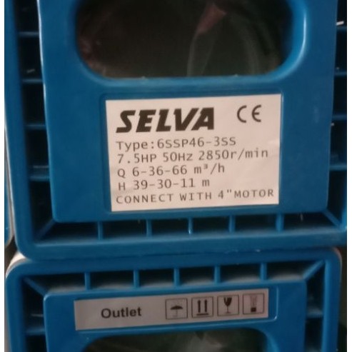 pump only submer sible 46-3  4". 220v