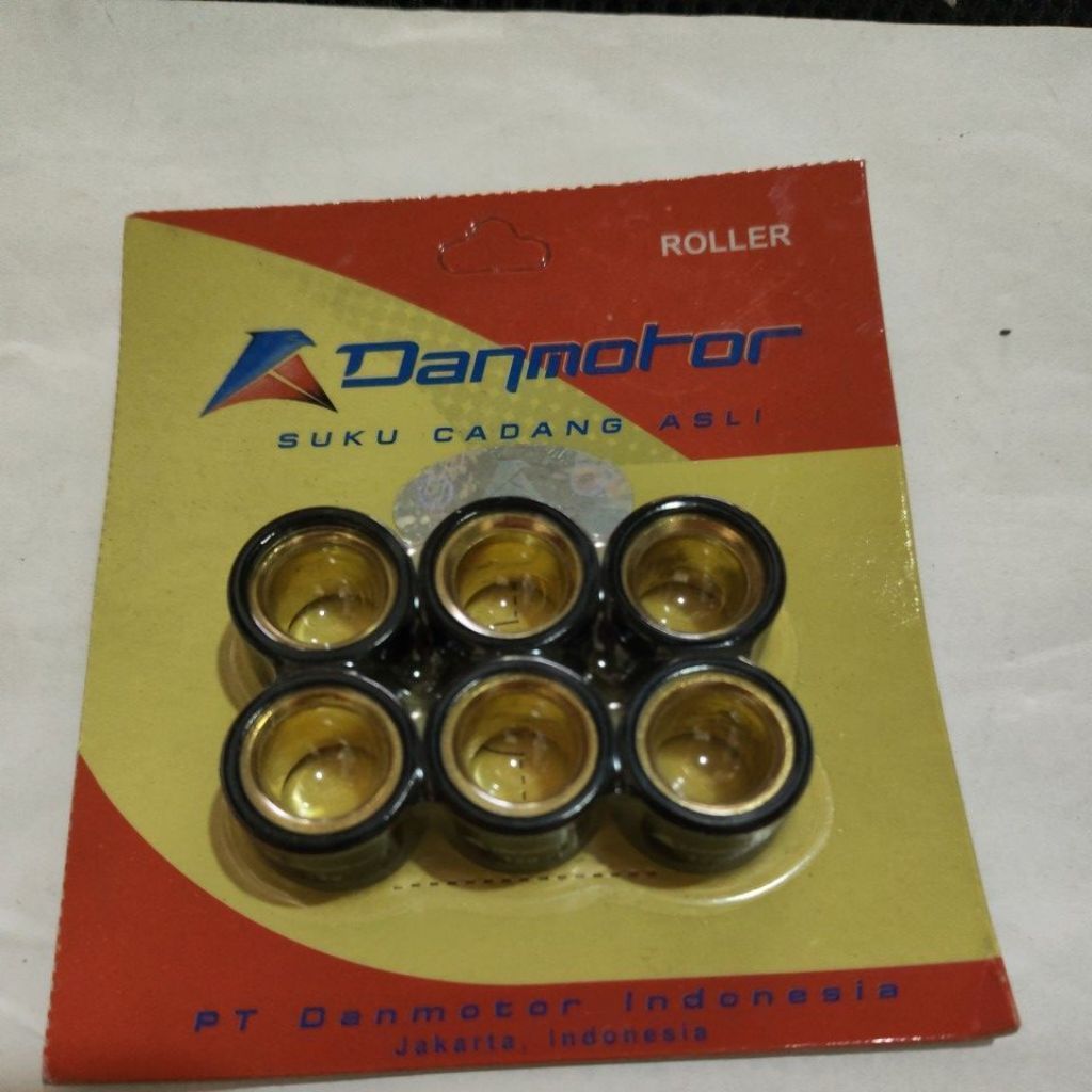 Roller Matic PT Danmotor Indonesia Suku Cadang Asli 6 pcs