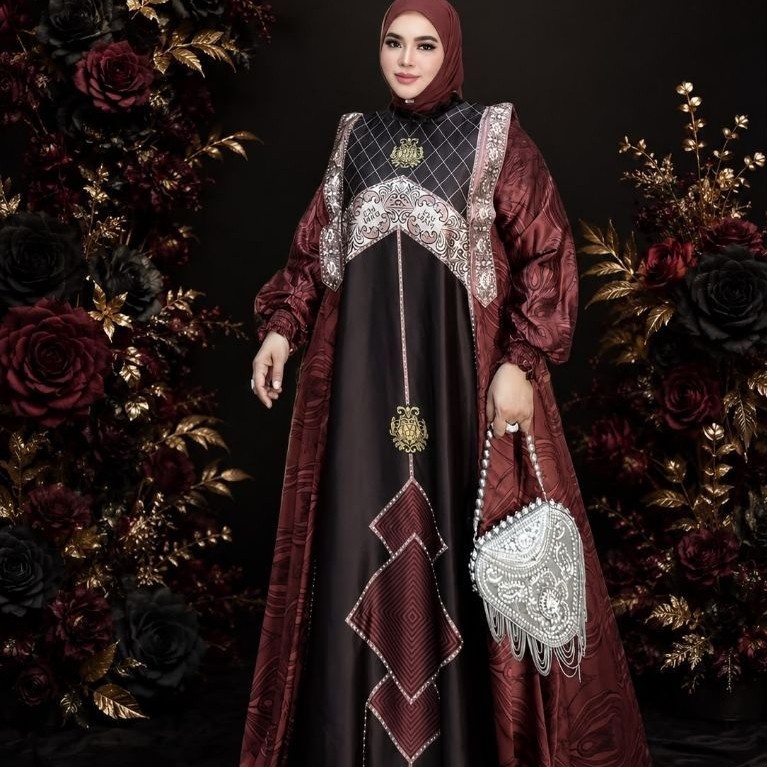 UCL AA | UCL SYARI | GAMIS SILK BLUDRU