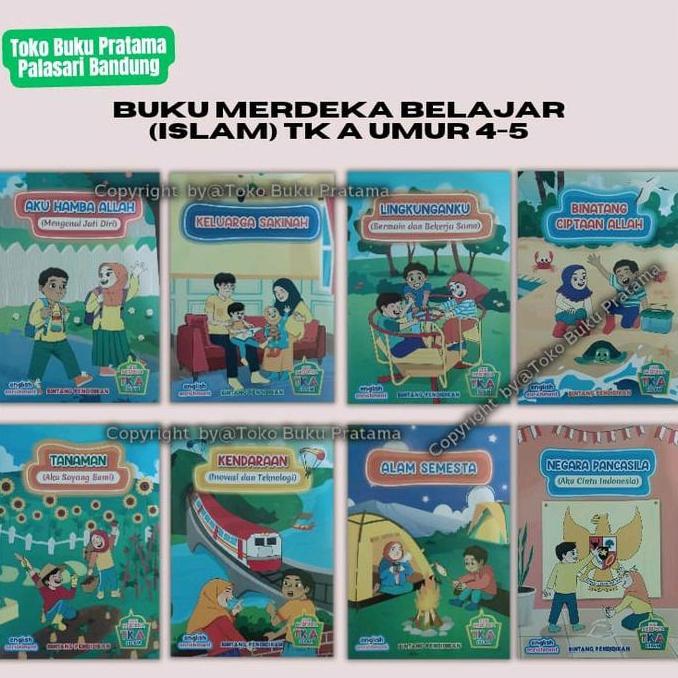 Paket Majalah PAUD, RA Islam Kurikulum Merdeka TK A Umur 4-5 Tahun