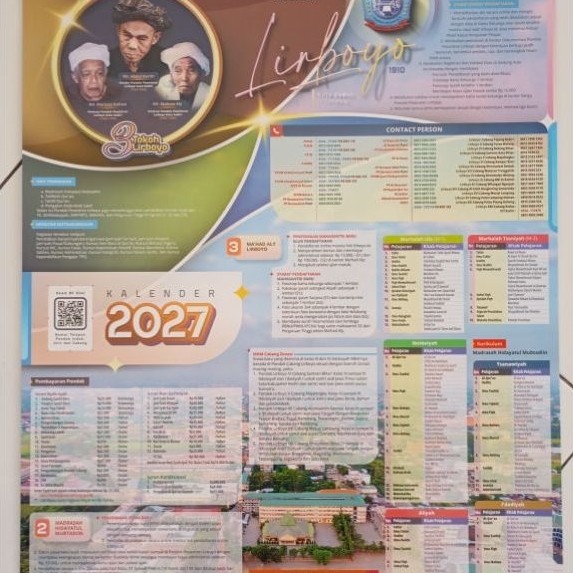 Kalender Dinding Lirboyo 2027 Glossy