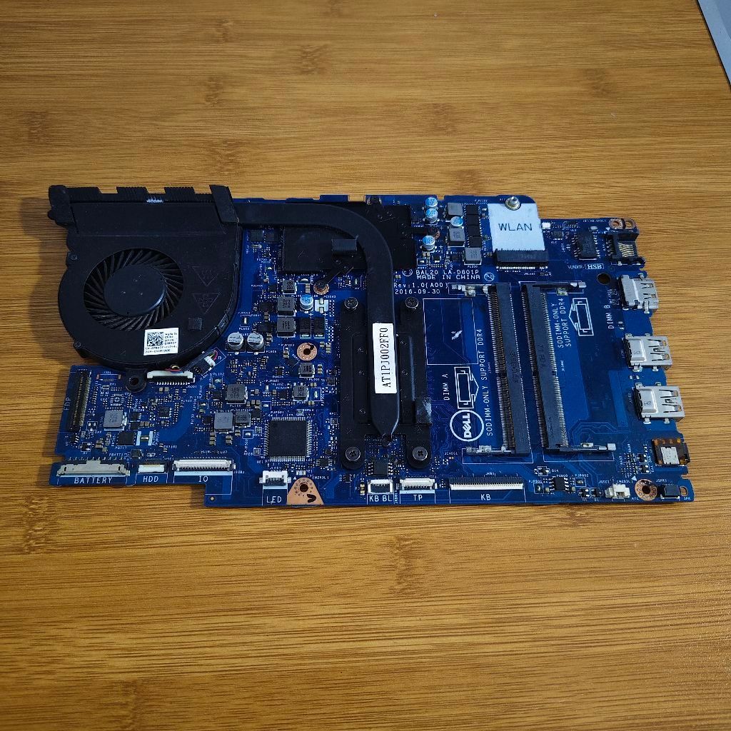 mainnboard motherboard Mobo Normal leptop Dell inspiron 15 5567 core i5 gen 7