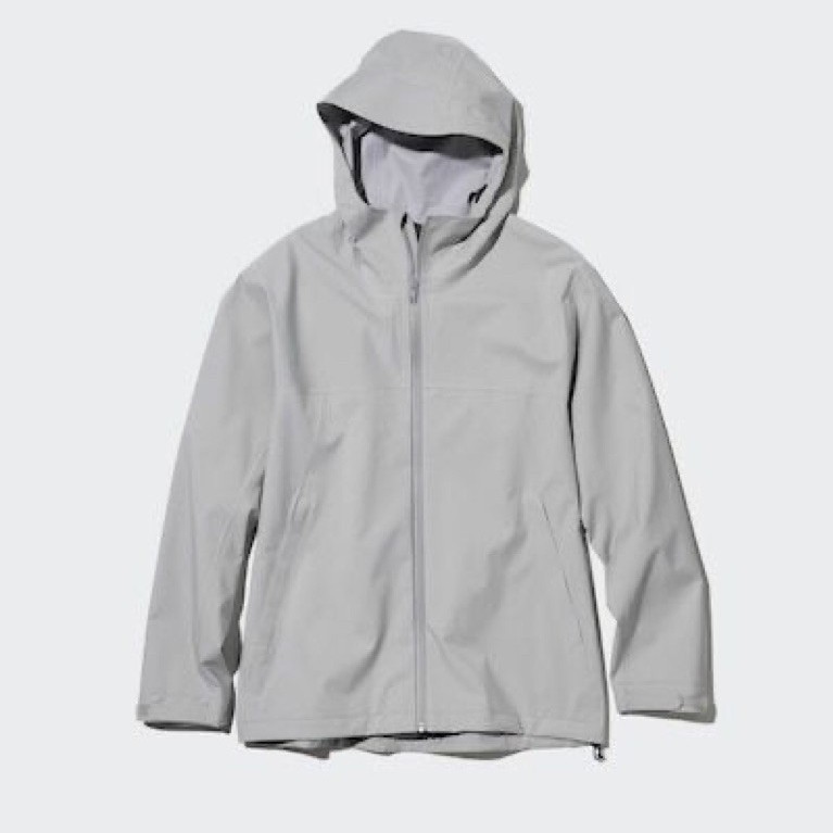 (HARGA NET / PAS) UNIQLO BLOCKTECH PARKA JAKET SIZE L-XL USED GOOD CONDITION / UNIQLO BLOCKTECH / JA