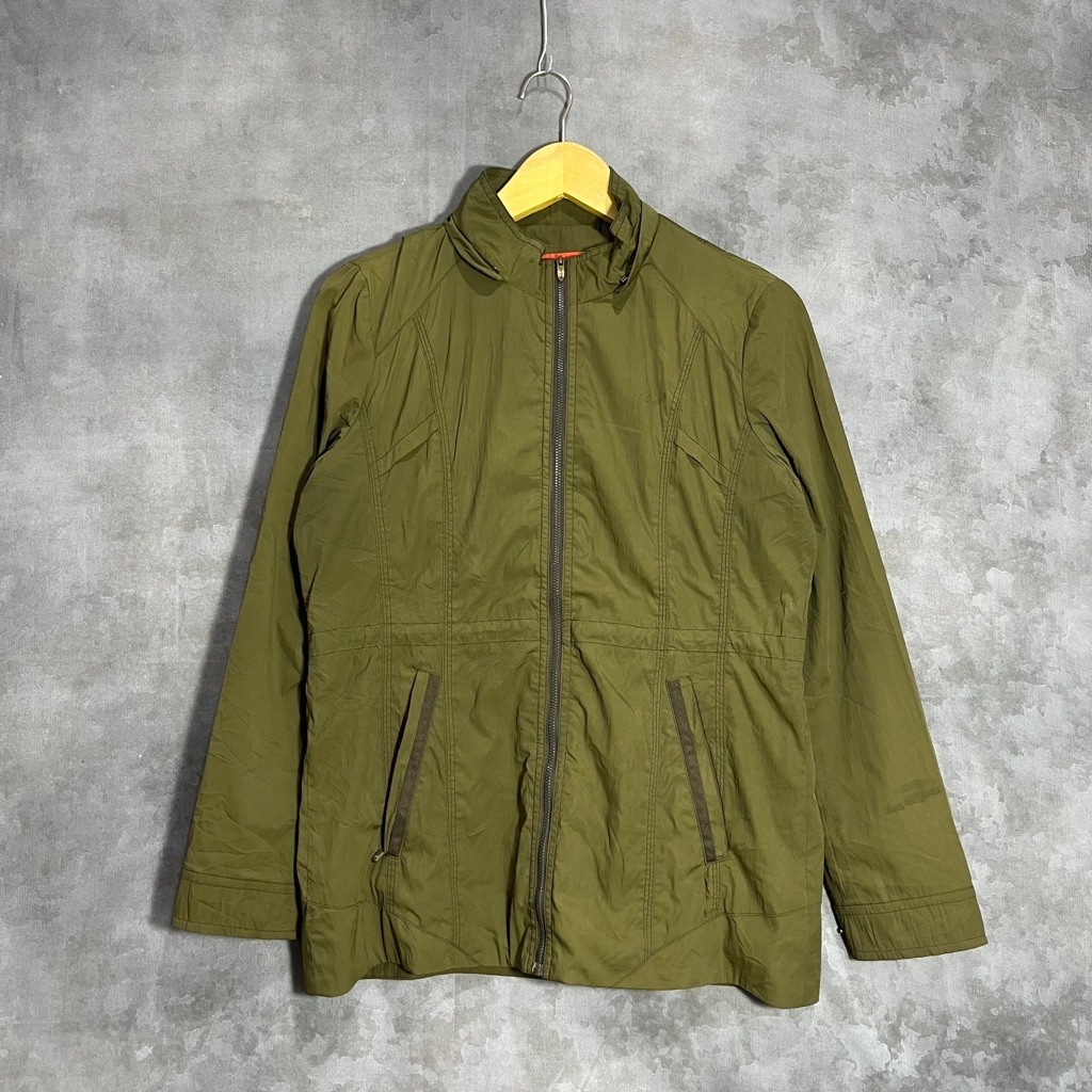 Windbreaker Crocodile green original second preloved