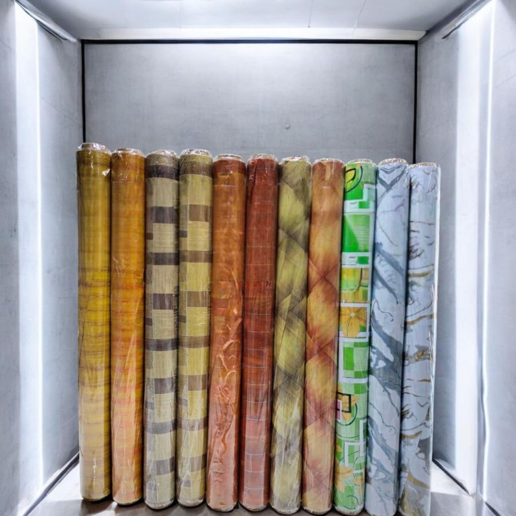 KARPET LANTAI PLASTIK VINYL / PERLAK LANTAI / PERLAK MEJA METERAN