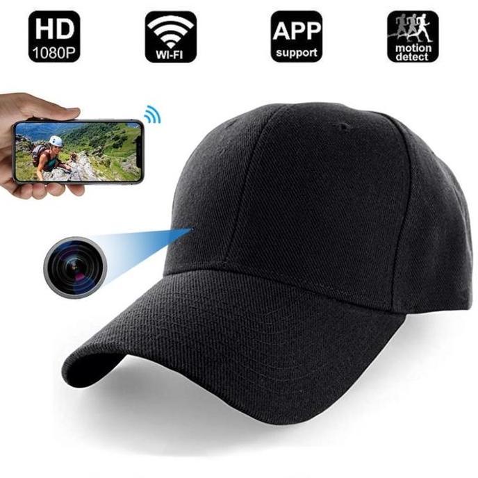 Hidden WIFI Camera Video Recorder Baseball Cap  - Promo