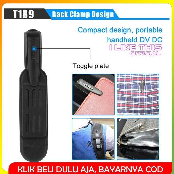 Kamera Pengintai CCTV Kantong Saku Portable Spy Camera Model Pulpen
